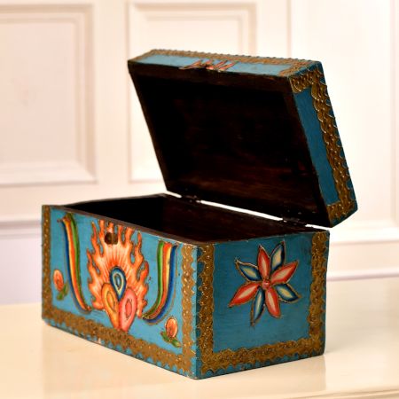Multi-Coloured Premium Wooden Box for Decoration